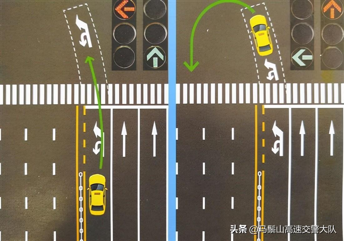 掉头车道可以左转弯吗扣分吗，掉头车道左转绿灯可以左转吗