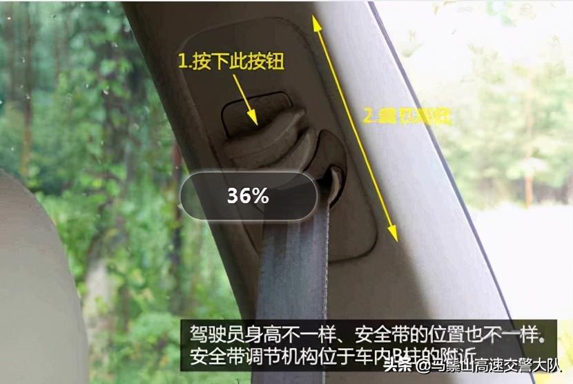 安全带的正确使用方法图解图片，安全带的正确使用方法 戴法