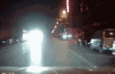 远光灯导致视觉盲区，针对对面车辆远光灯有什么好办法